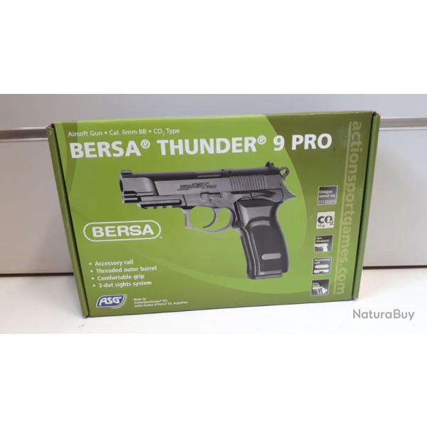 PISTOLET AIRSOFT BERSA THUNDER 9   PRO   cal 6mm co2