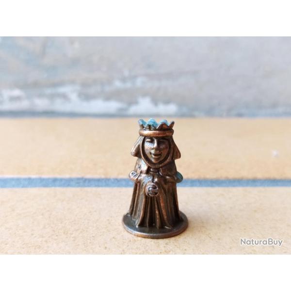FIGURINE KINDER METAL REINE JEUX D ECHEC  METALLFIGURN