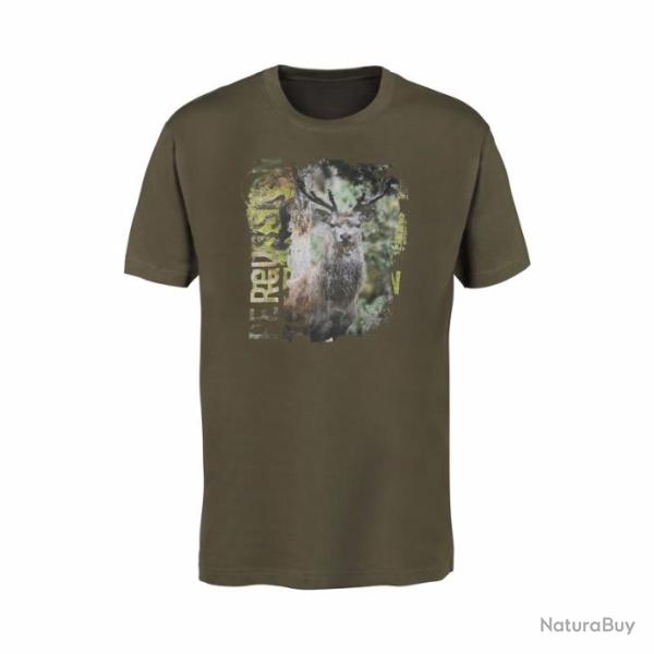 Tee Shirt Percussion S�rigraphi� Cerf - TAILLE 2 XXL