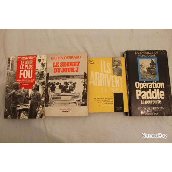 Lot 4 ouvrages d�barquement, jour j, bataille de Normandie...