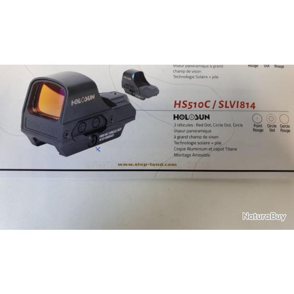 Point rouge Holosun HS510C �cran large