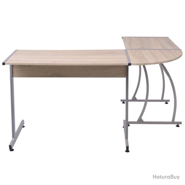 Bureau table meuble travail informatique coin en forme de l ch�ne 0502063