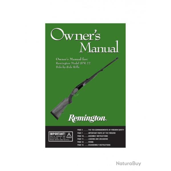 Notice / Manuel / Mode d'emploi de 28 modles de carabines  REMINGTON
