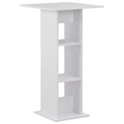 Table haute mange debout bar bistrot blanc 110 cm 0902058