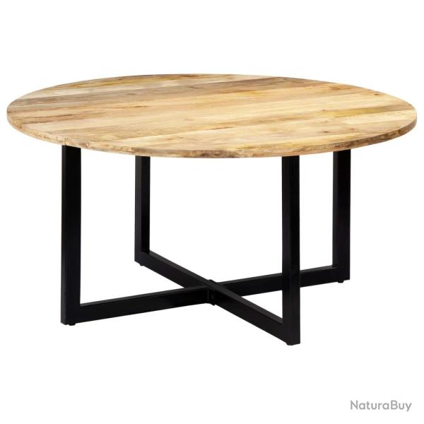 Table de salon salle � manger design 150x73 cm bois de manguier solide 0902155