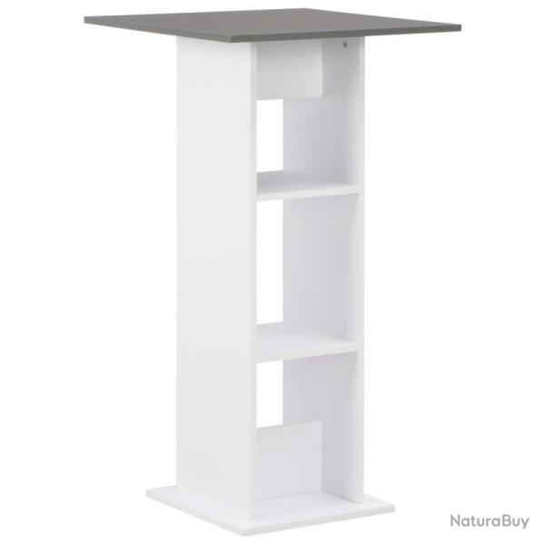 Table haute mange debout bar bistrot blanc 110 cm 0902057