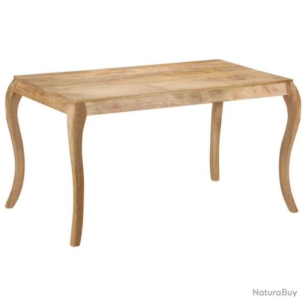 Table de salon salle � manger design 135 cm bois de manguier massif 0902142