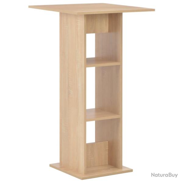 Table haute mange debout bar bistrot 110 cm ch�ne beige 0902100