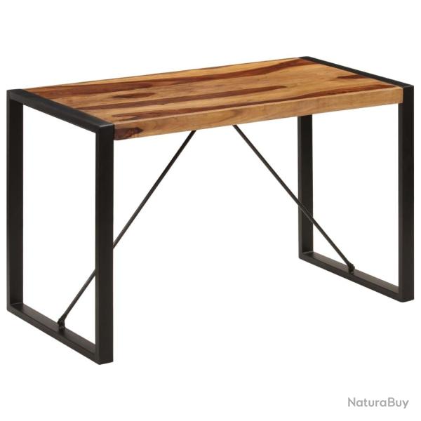 Table de salon salle � manger design 120 cm bois de sesham solide 0902135