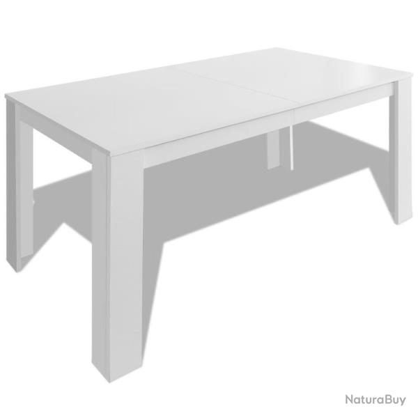 Table de salon salle � manger design 140 cm blanc 0902143