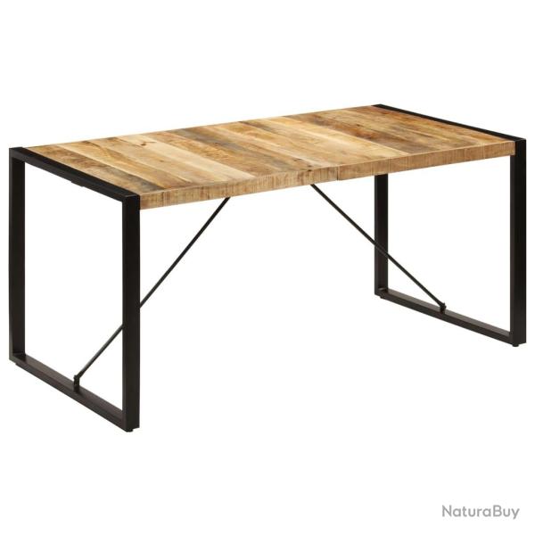 Table de salon salle � manger design 160x80x75 cm bois de manguier massif 0902157