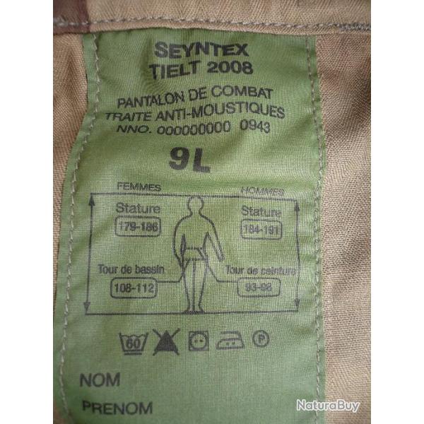 pantalon felin T3 satin� neuf / taille 9L : felin t3 arm�e