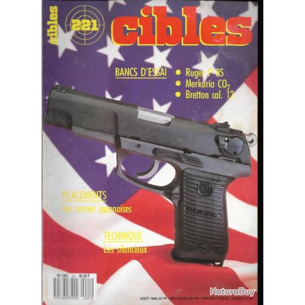 cibles 221 stand unitir, revolver 1892, pistolets  silex  percussion  l'cossaise berleur,