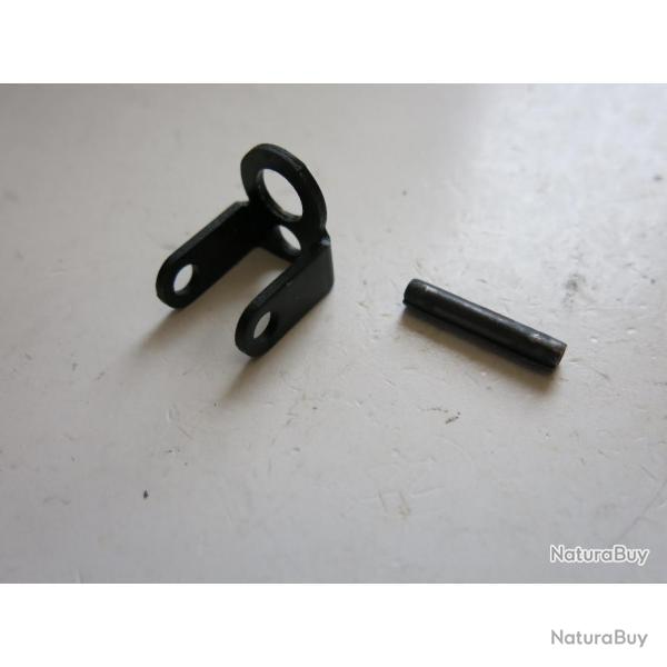 REMINGTON 742 et 7400 �trier de maintien du tube de ressort r�cup�rateur + goupille fournie en plus