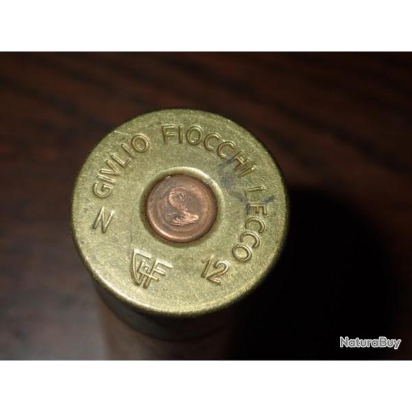Douille Fiocchi givlio lecco en carton jaune - calibre 12 - chambr en 70mm