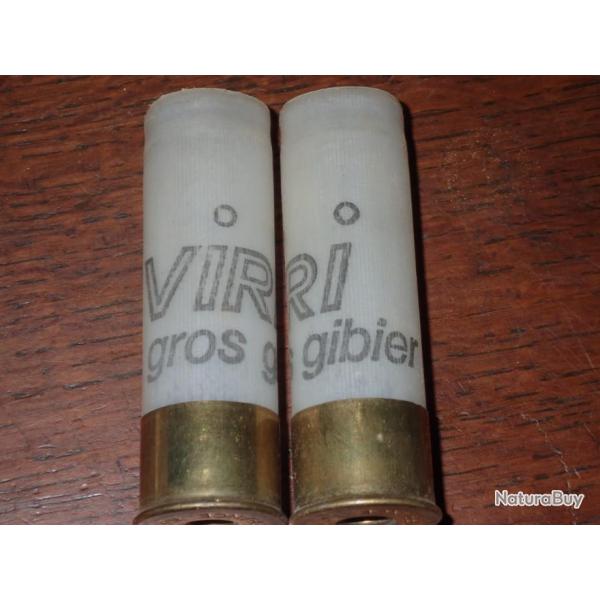 Douille Viri gros gibier en plastique transparent - calibre 12 - chambr en 67mm