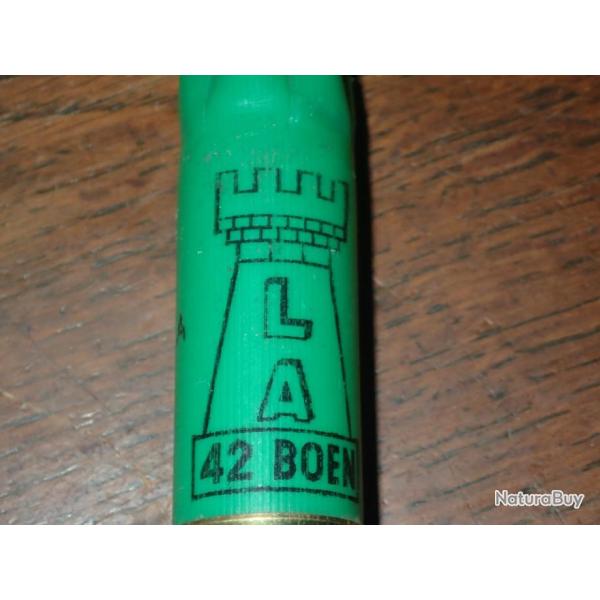 Douille Cheddite LA Boen en plastique vert - calibre 12 - chambr en 69mm