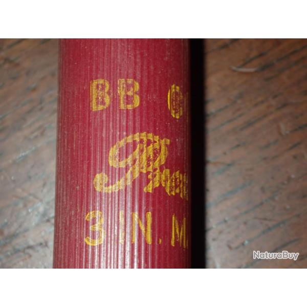 Douille Fdral en plastique Bordeaux crit jaune "BB copper" - calibre 12 - chambr en 76mm
