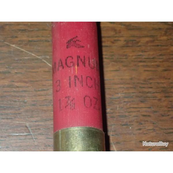 Douille Fdral en plastique Bordeaux crit noir "4 4 1 7/8" - calibre 12 - chambr en 76mm