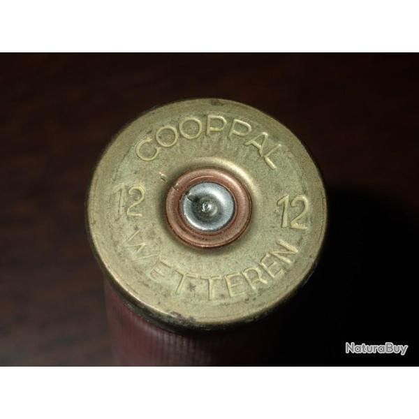 Douille Coopal wetteren en plastique rouge - calibre 12 - chambre de 68 mm