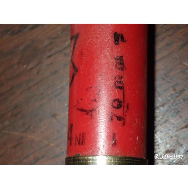 Douille Winchester en plastique rouge - calibre 12 - Super speed xtra 4ni - chambre de 70 mm