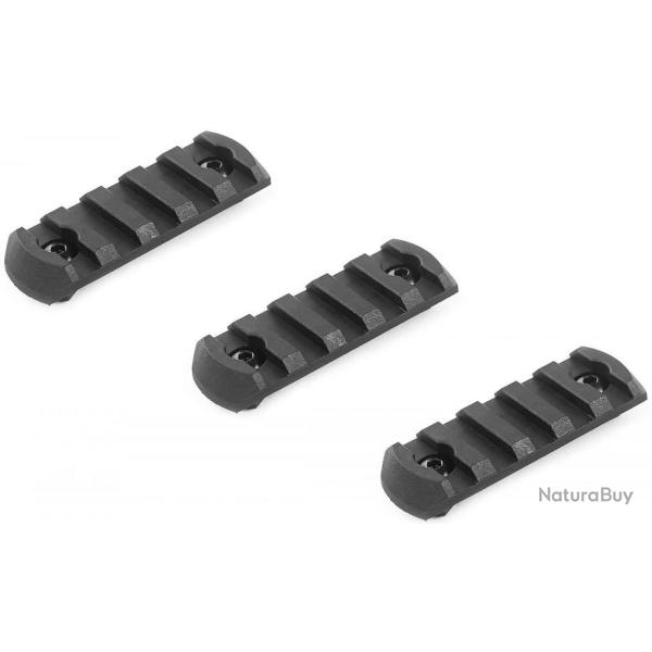 Kit de 3 rails qrs M-LOK 5 slots - vfc 3 rails qrs m-lok 5 slots