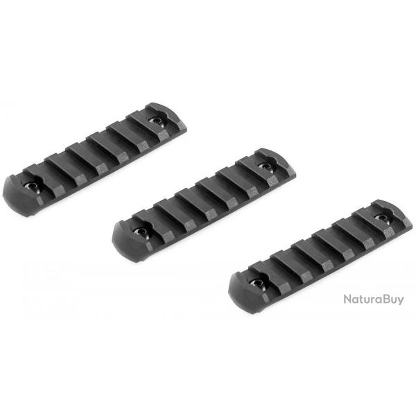 Kit de 3 rails Picatinny qrs m-lok 7 slots - vfc