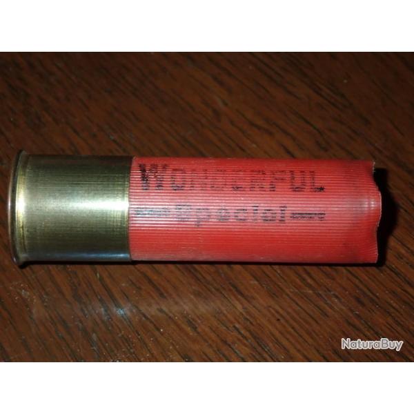 Douille Wonderful en plastique rouge - calibre 12 - chambre de 70 mm