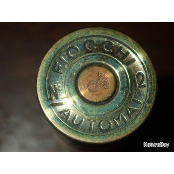 Douille Fiocchi automat en carton jaune - calibre 12 - chambr en 70mm