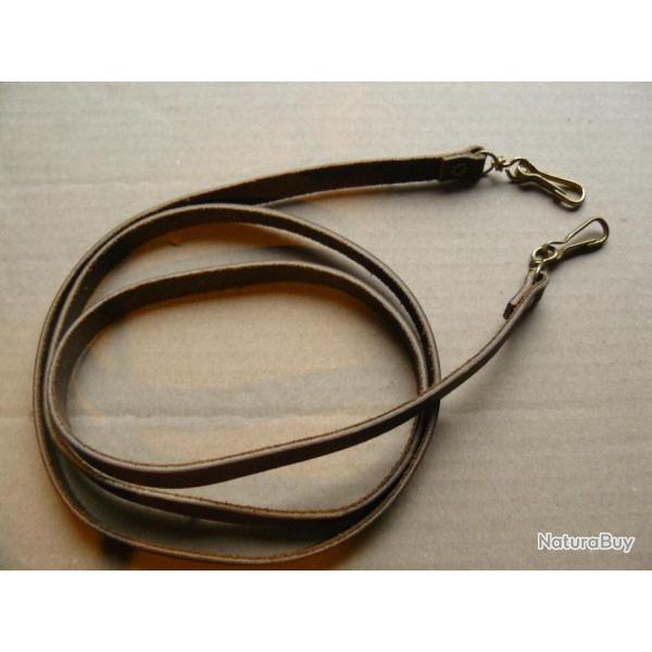 SAUTOIR / bretelle  pour trompe... cuir