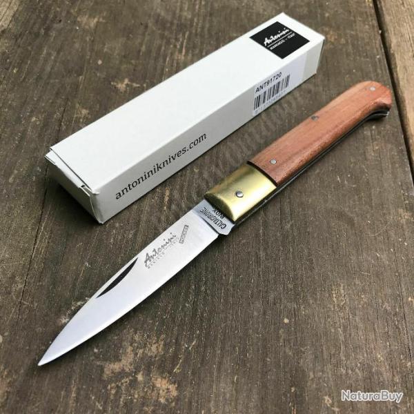 Couteau Antonini Caltagirone Lame Acier 420 Manche Bois Kotib� Made In Italy ANT91720