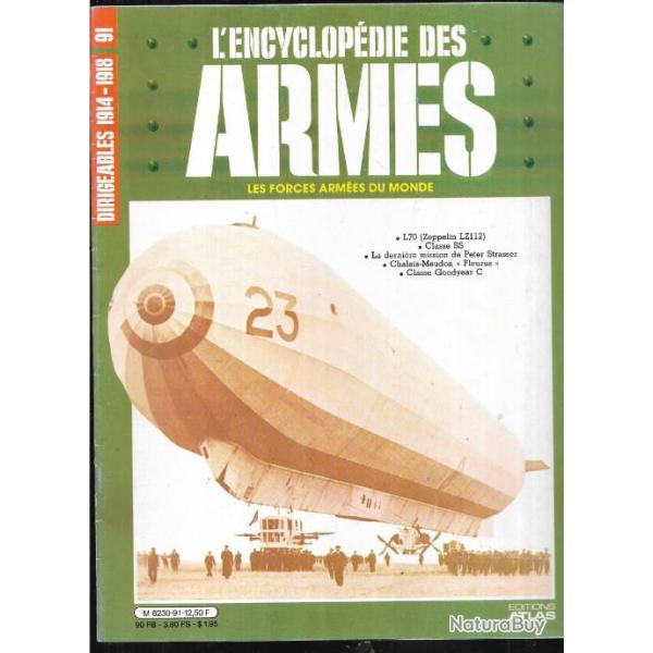 dirigeables 1914-1918. encyclop�die des armes. atlas