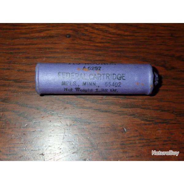 Boite de plomb - XL BB'S - plaqu cuivre - plomb rond