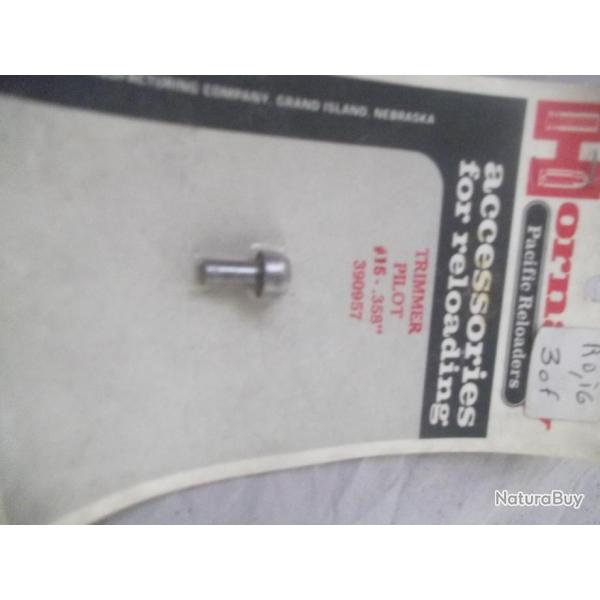 pilote pour case-trimmer  hornady / pacific  calibre 358