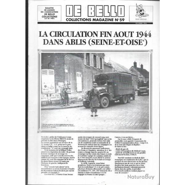 de bello collections magazine du num�ro 50 au num�ro 59 , guerre 1914-1918, 1939-1945