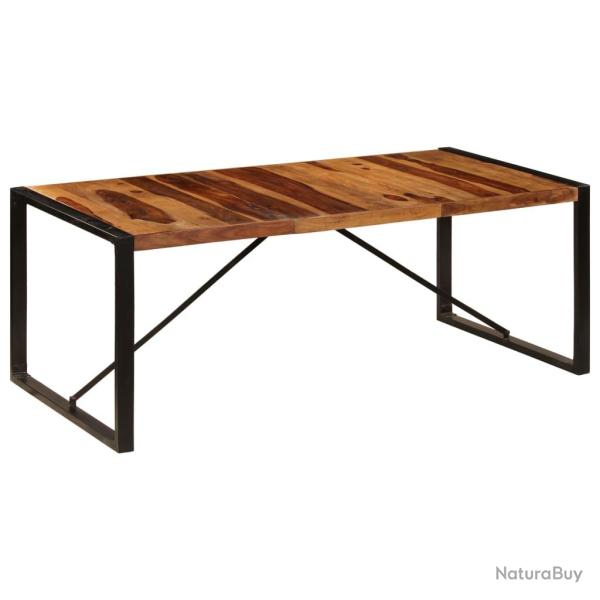 Table de salon salle � manger d�ner design 200 cm bois de sesham solide 0902225