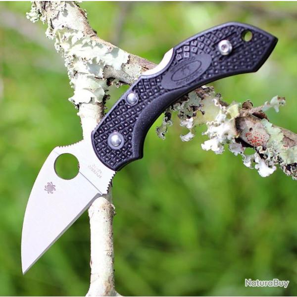 Couteau Spyderco Dragonfly 2 Lame Acier VG-10 Manche FRN Lockback Made Japan SC28FPWCBK2
