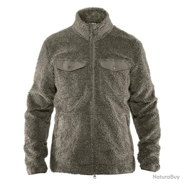 VESTE GREELAND PILE FLEECE  FJALL RAVEN  F82993  COULEUR TAUPE  284   TAILLE  L (015053)