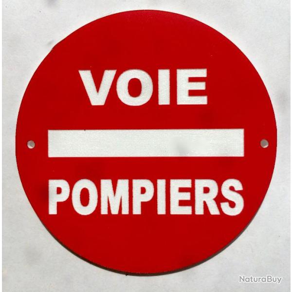 panneau VOIE POMPIERS � 150 mm signal�tique