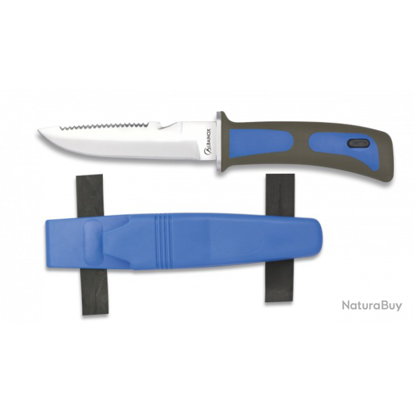 Poignard Couteau PLONG�E Couleur BLEU. ALB