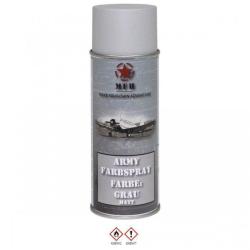 Peinture Arm&eacute;e Gris Mate sp&eacute;ciale camouflage airsoft 400ml 27375F