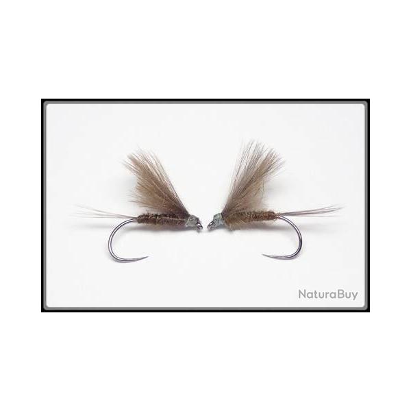 PECHE MOUCHE - 3 EMERGENTES CUL DE CANARD GRIS CORPS CDC H16