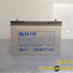 Batterie &agrave; d&eacute;charge lente GEL Plus 110 amp