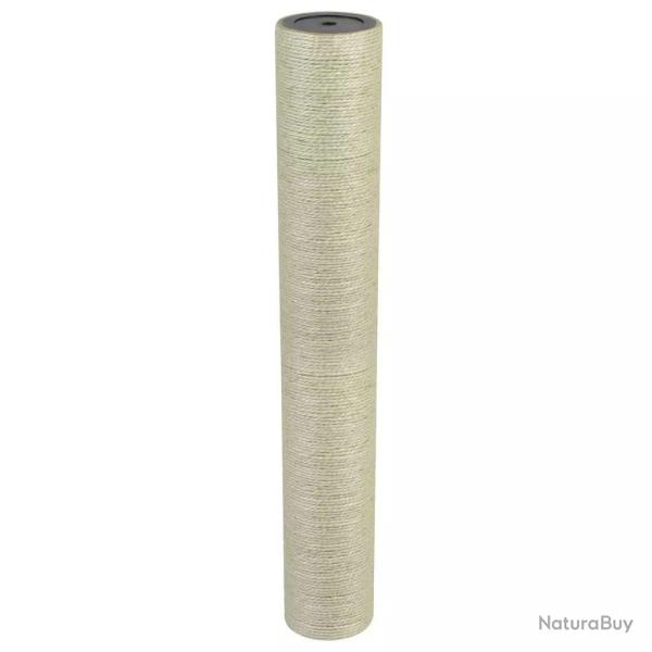 Arbre � chat griffoir grattoir niche jouet animaux peluch� 8 x 55 cm 8 mm beige 3702069