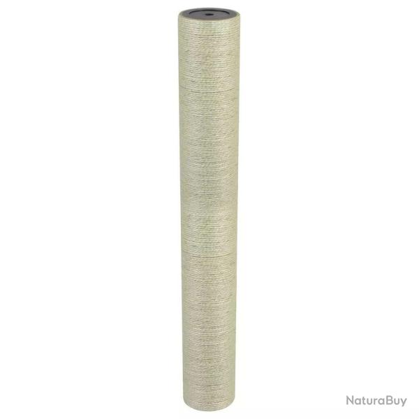 Arbre � chat griffoir grattoir niche jouet animaux peluch� 8 x 60 cm 8 mm beige 3702153