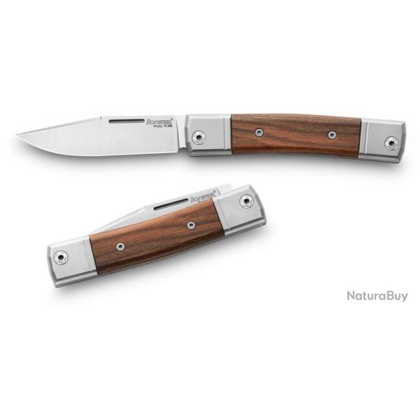 Couteau LionSteel bestMAN BM1 Lame Acier M390 Manche Bois Santo Made In Italy LSTBM1ST