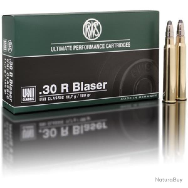 BALLES UNI-CLASSIC 11,7g RWS CALIBRE:30R.