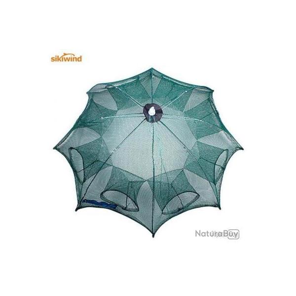 Nasse de pche 8 trous Nylon filets de pche Cage pliable -  LIVRAISON Gratuite  !!!