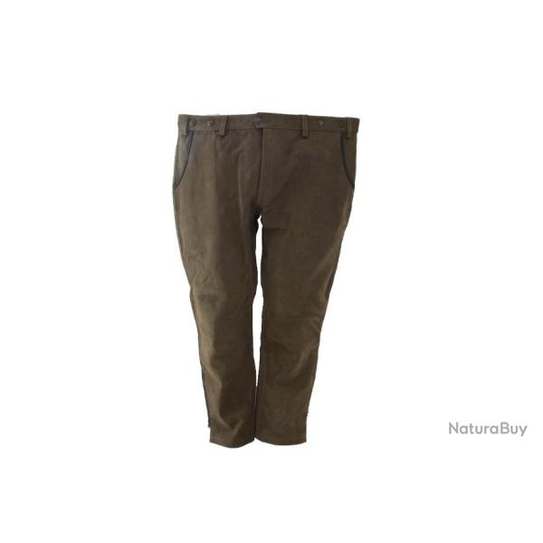Pantalon en cuir Chasse El�gance avec lacet dos "Sp�cial Grandes Tailles" CE694
