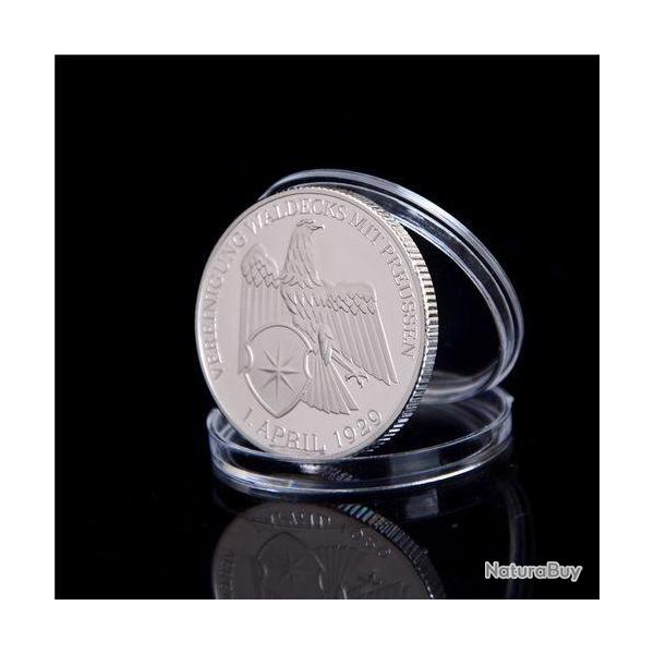 M�daille pi�ce 1929 Germanie Waldeck Belarus